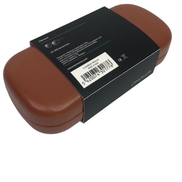 KOMONO Sunglasses NEW Paisley round black grey - Picture 8 of 9